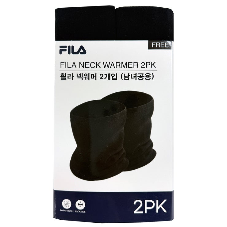 휠라 넥 워머 2개
