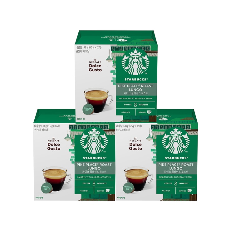 스타벅스 돌체구스토 캡슐커피 36개-파이크플레이스