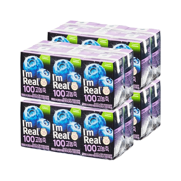 아임리얼 고농축 블루베리 주스 120ml x 24