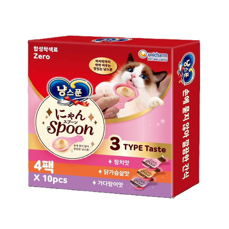 유니참 긴노스푼 냥스푼 10 x 4팩