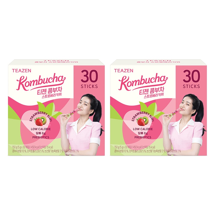 티젠 스트로베리 & 키위 콤부차 5g x 30ct x 2