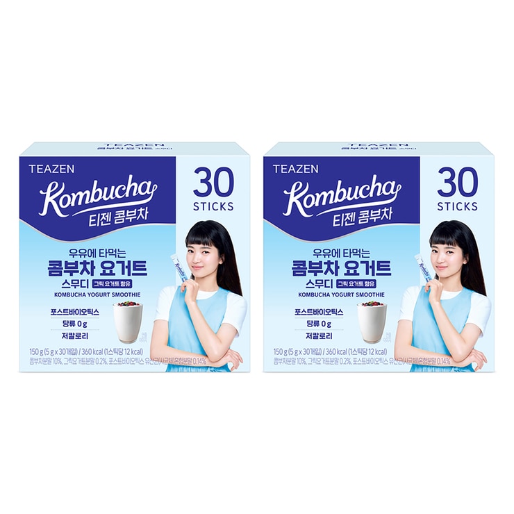 티젠 요거트 스무디 콤부차 5g x 30ct x 2