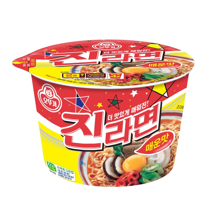 오뚜기 진라면 매운맛 용기 110g x 12
