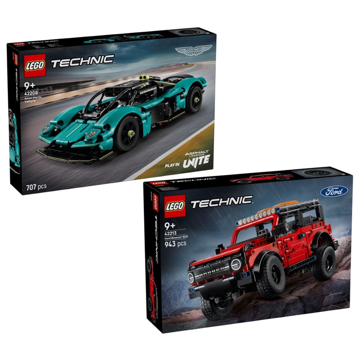 레고 애스턴 마틴 발키리 또는 포드 브롱코 SUV