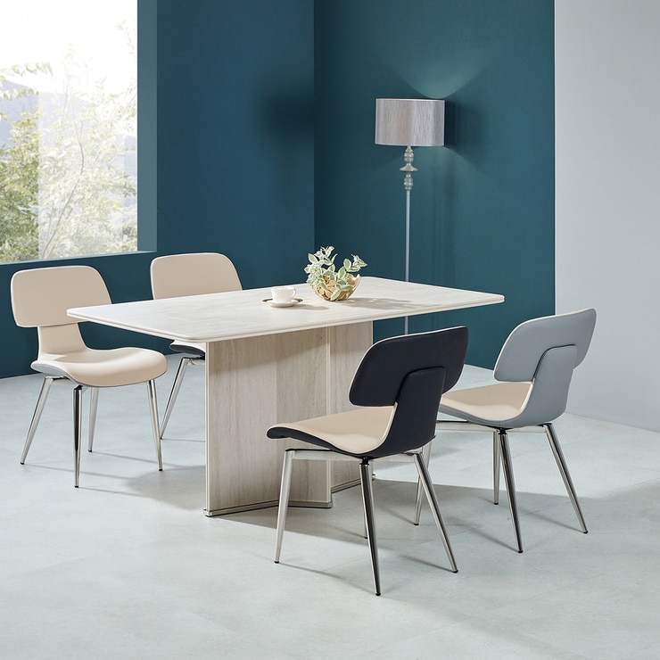 더리치 회전 4인 세라믹 식탁세트 1500