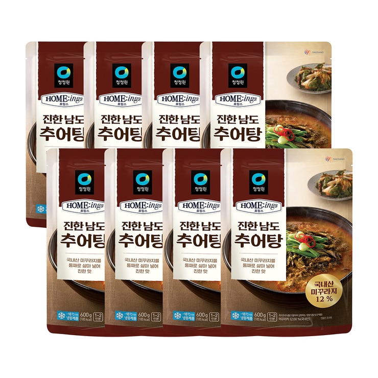 청정원 호밍스 남도추어탕 600g x 4 x 2