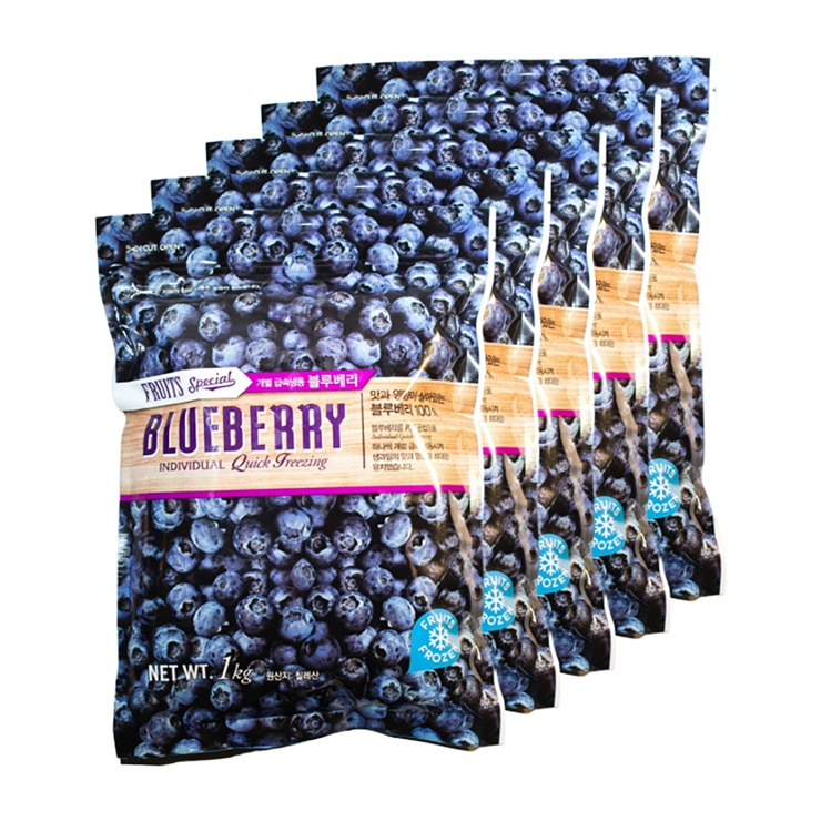 칠레 블루베리 1kg x 5