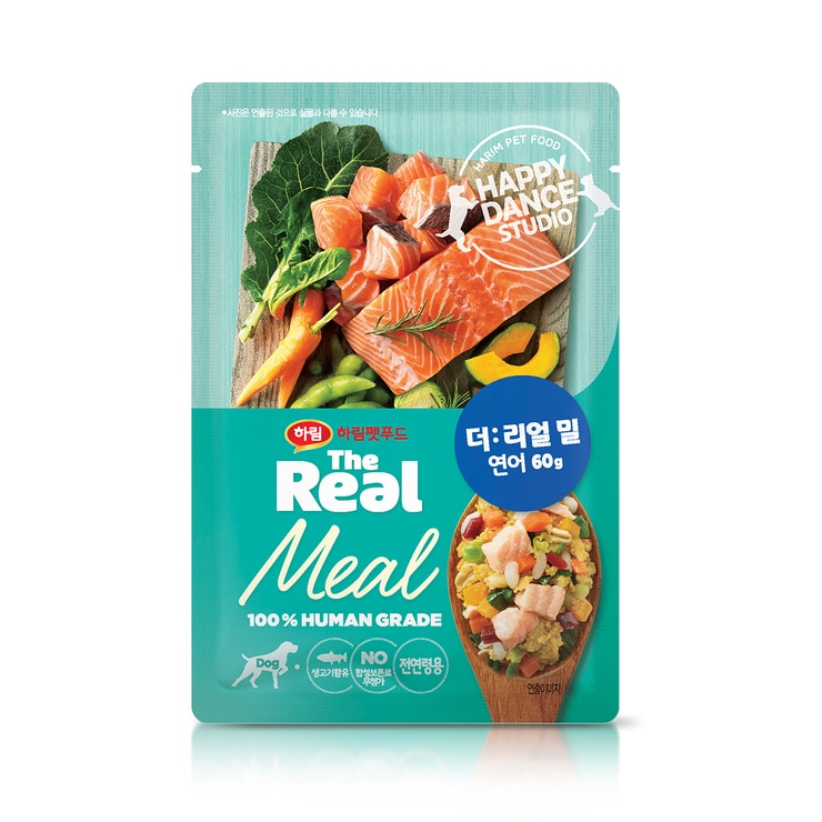 하림 더리얼 밀 냉동 화식 연어 60g x 10