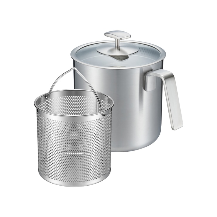 쿡에버 통 3중 멀티 파스타 팟 16cm (채망포함)