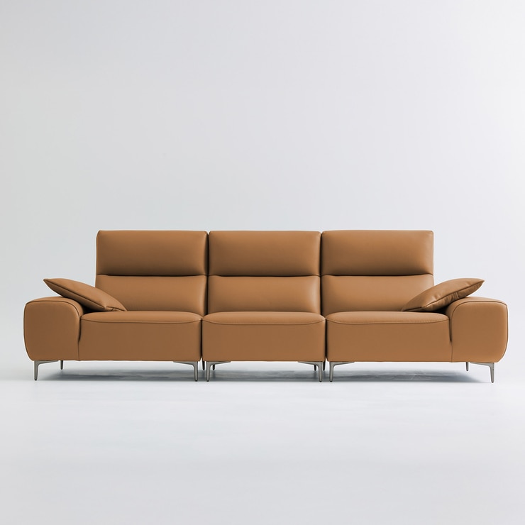 UND NA17 전체 천연 이태리 슈렁큰통가죽 4 인 소파