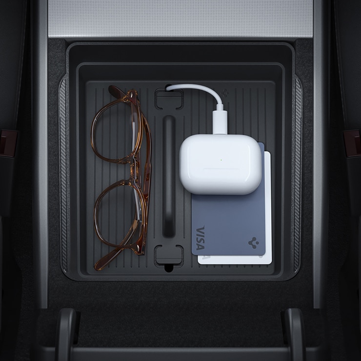 슈피겐 테슬라 암레스트 콘솔 박스 수납함