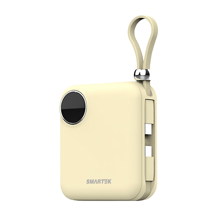 스마텍 케이블 일체형 미니 보조배터리 세트 2P