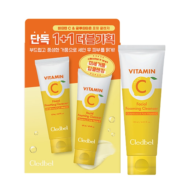 끌레드벨 비타민 C 클렌저 120ml x 2