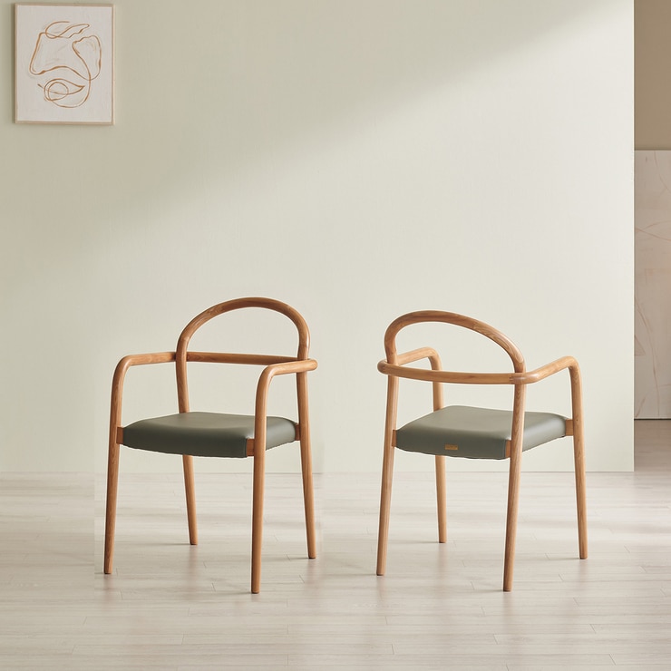 본톤 애쉬 원목 의자 CA-071N
