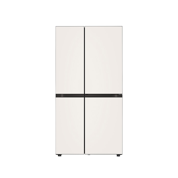 LG 오브제 AI 매직스페이스 양문형 652L,글라스베이지