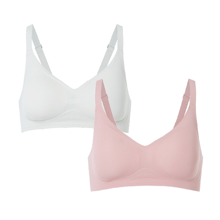 스킨온 여성 플렉시 브라 2매