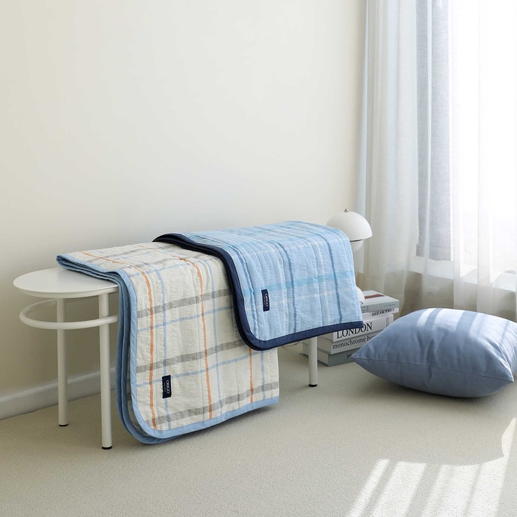 오리고 면 시어서커 담요 100x150cm