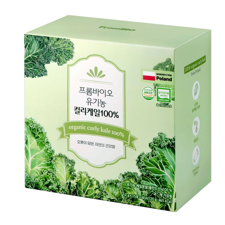 프롬바이오 유기농 컬리케일 100% 2g x 60포(4박스)
