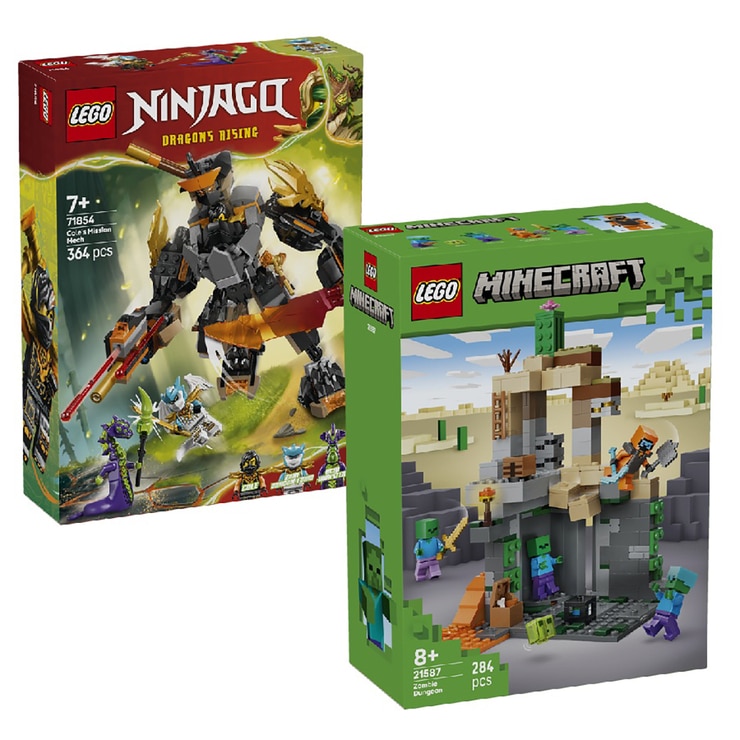 레고 콜의 미션로봇과 드래곤쟌 또는 좀비 던전