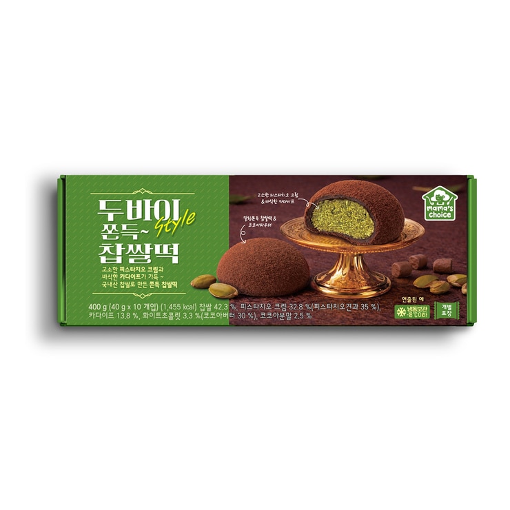 두바이 스타일 쫀득 찹쌀떡 40G X 10