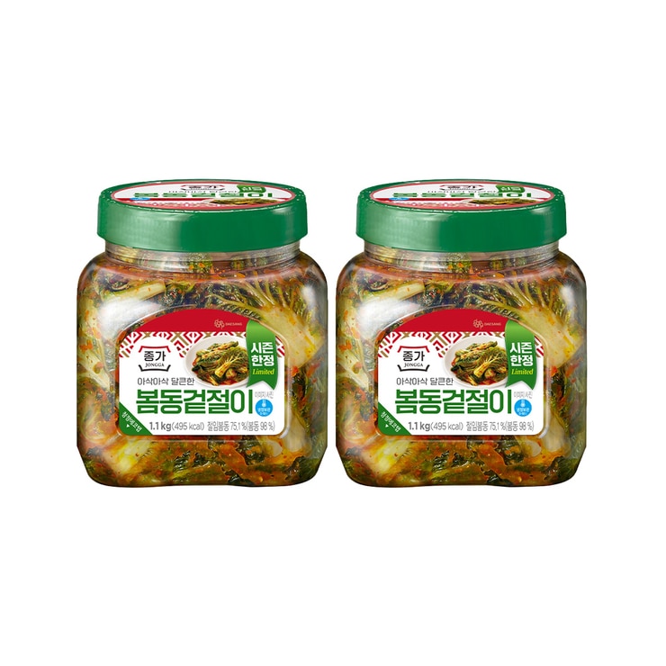 종가 봄동겉절이1.1kg x 2