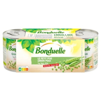 BONDUELLE 봉듀엘 완두콩 400GX3