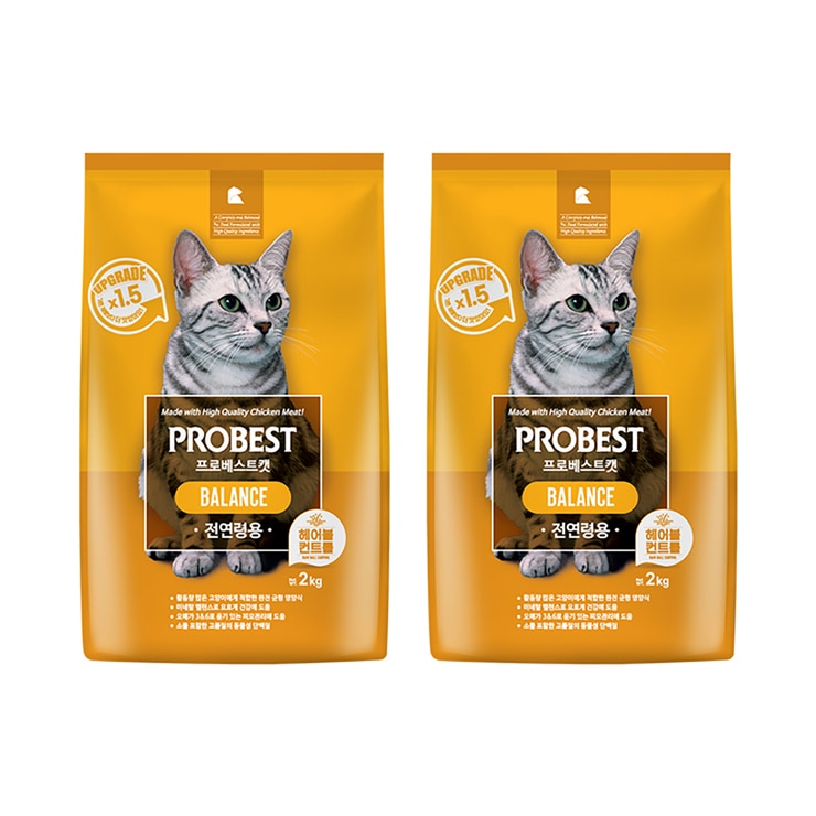 프로베스트캣 밸런스 고양이 사료 2kg x 2