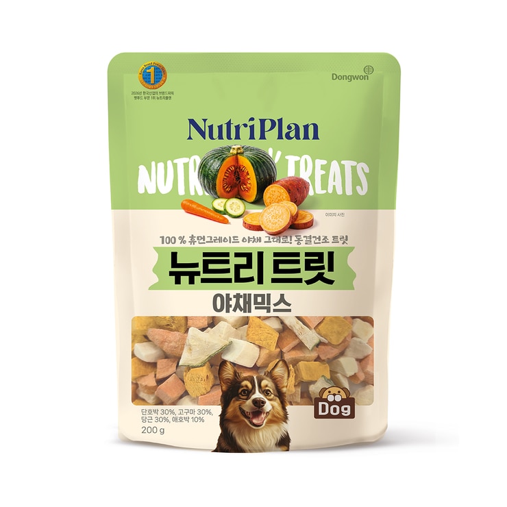 뉴트리플랜 동결건조 야채믹스 200g