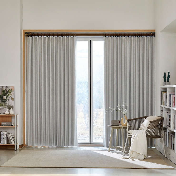고기능 암막커튼 내추럴화이트 520x(230/240) cm