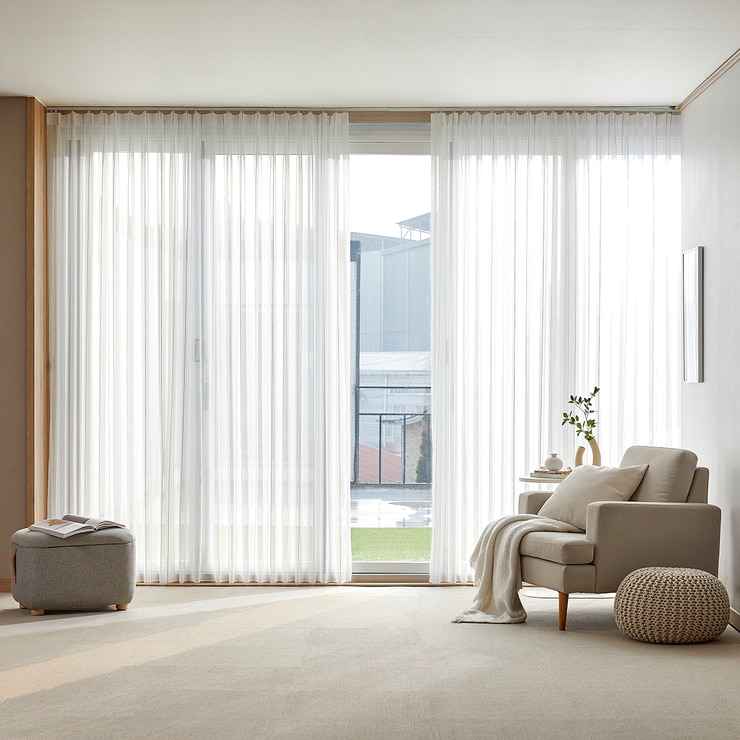 속커튼 내추럴 스트라이프 360x(230/240) cm