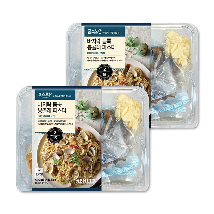 애슐리 바지락 듬뿍 봉골레 파스타 632g x 2ea