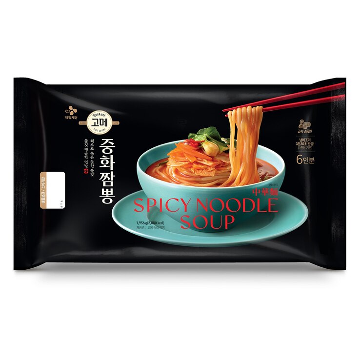 고메 중화짬뽕 6인 1956g (326g x 6)
