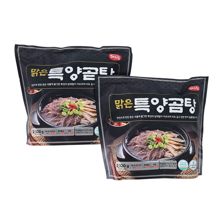 해드림 맑은 특양곰탕 1,060g x 2 x 2