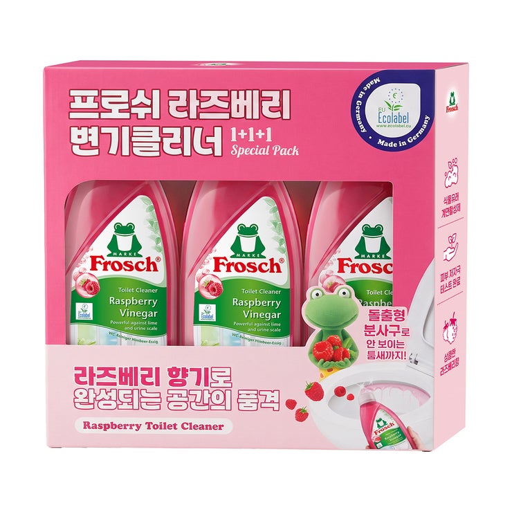 프로쉬 라즈베리 변기클리너 750ml x 3