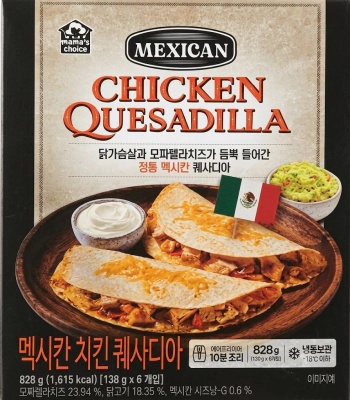 마마스초이스 멕시칸치킨 퀘사디아138GX6
