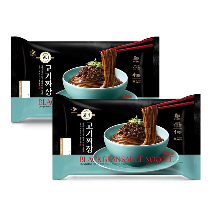 고메 고기짜장 1,360g x 2개