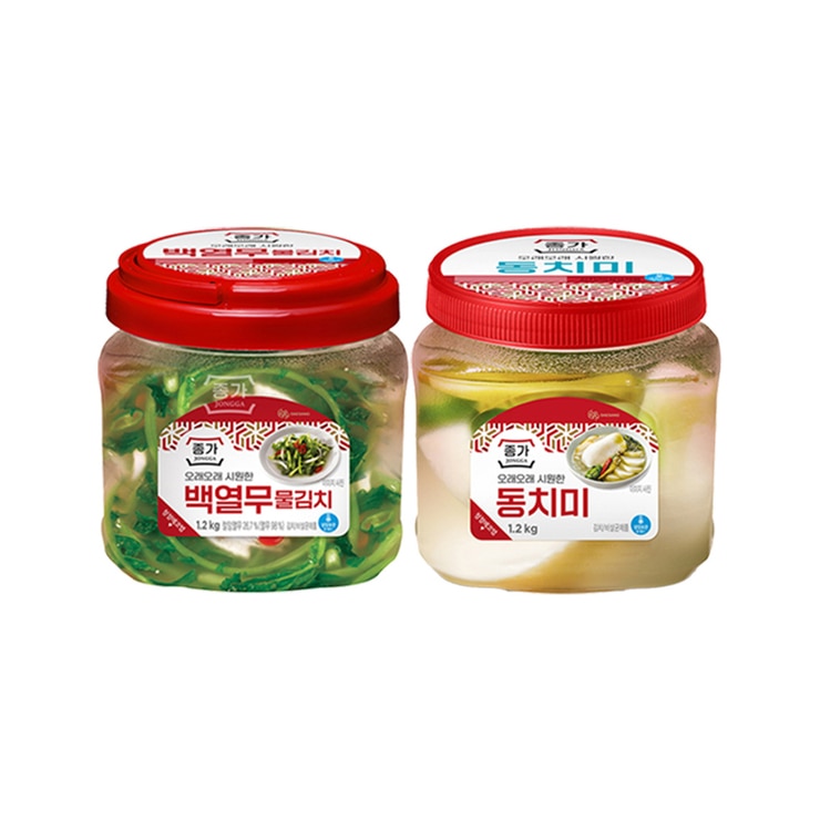 종가 백열무김치 1.2kg & 동치미 1.2kg