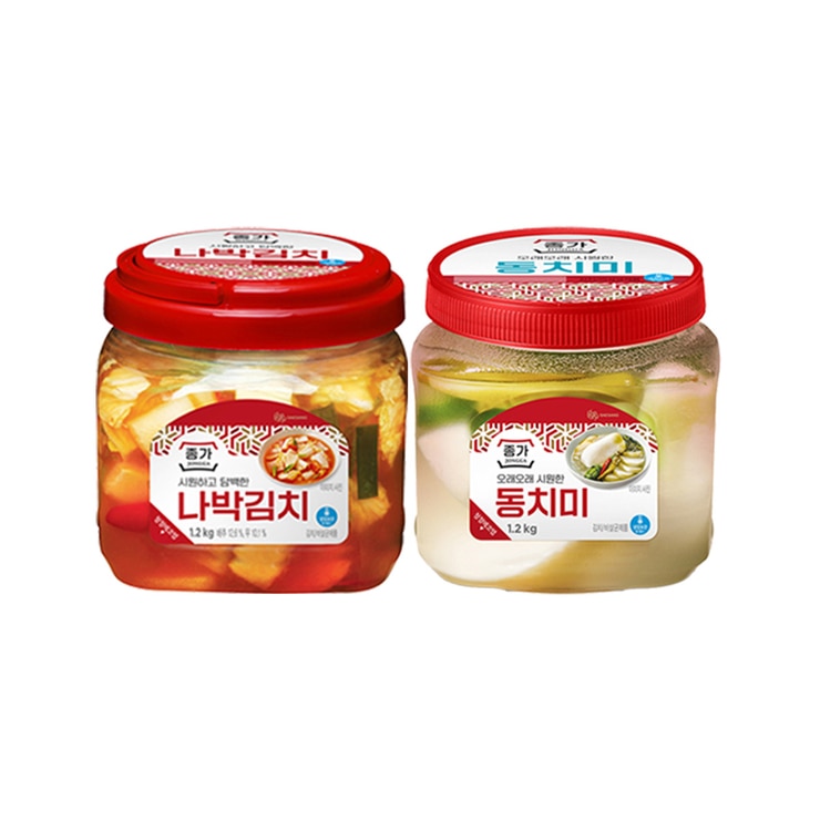 종가 나박김치 1.2kg + 동치미 1.2kg