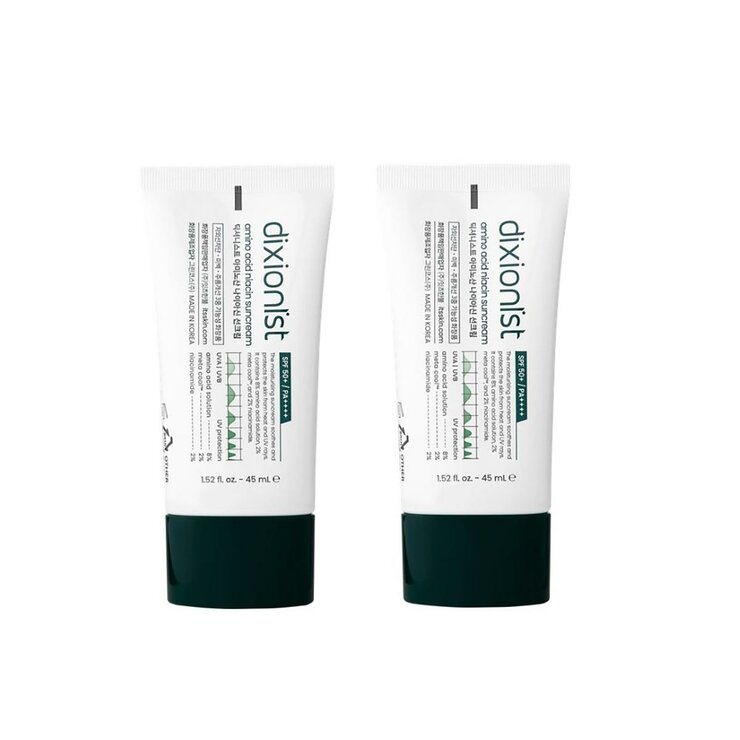 딕셔니스트 아미노산 나이아신 선크림 45ml x 2