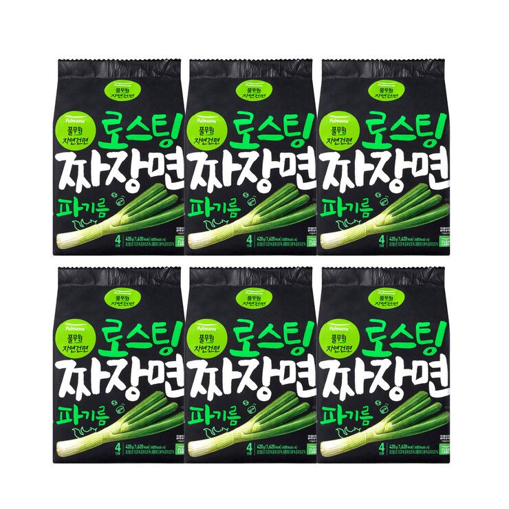 풀무원 로스팅 파기름 짜장면 105g x 24