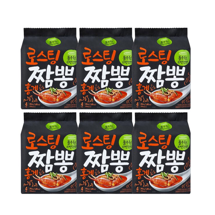 풀무원 로스팅 짬뽕 홍게 99.6g x 24
