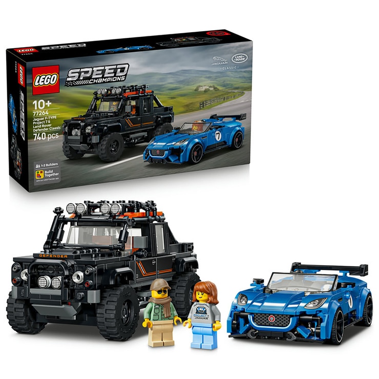 레고 Jaguar Project 7 & Land Rover Defender 77264