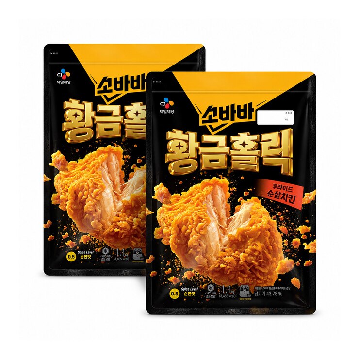 소바바 황금홀릭 순살 1100g x 2