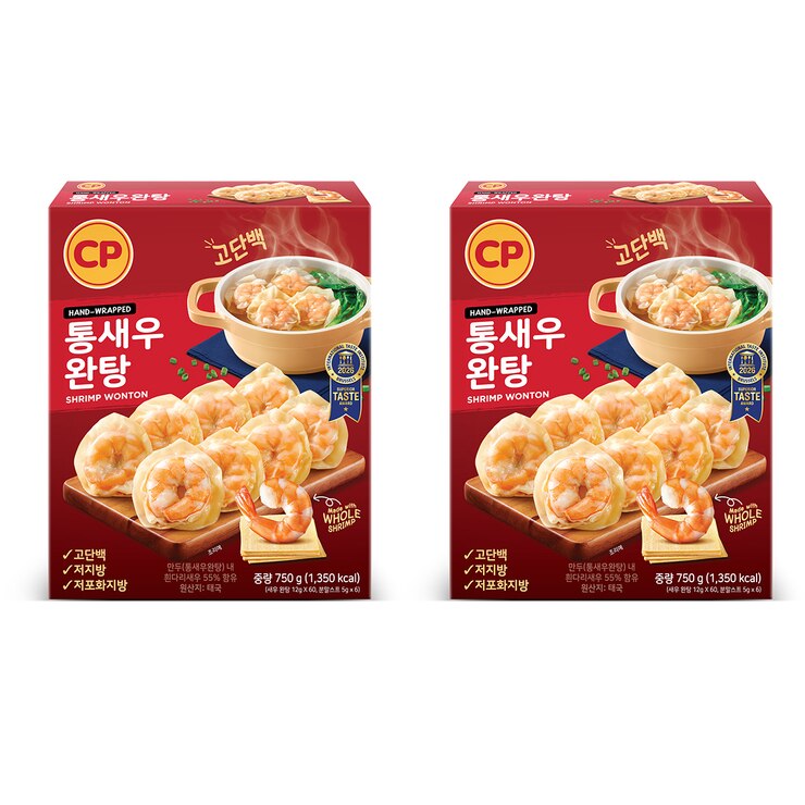 CP 통새우 완탕 750g x 2