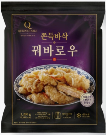 퀸즈 테이블 쫀득 바삭 꿔바로우 1.2KG