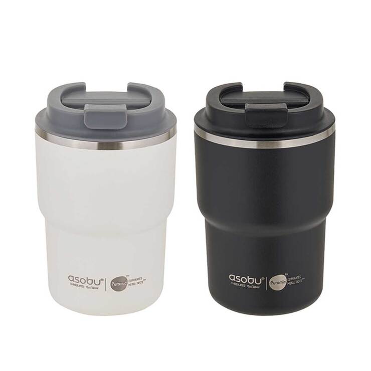 아소부 세라믹 코팅 커피 익스프레스 2PK (360ml)