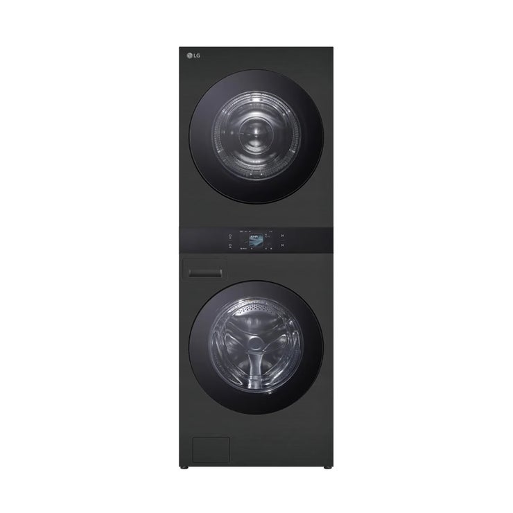 LG 오브제 워시타워 세탁 25kg& 건조25kg 블랙 스테인리스