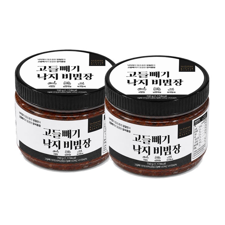 고들빼기 낙지 비빔장 700g x 2