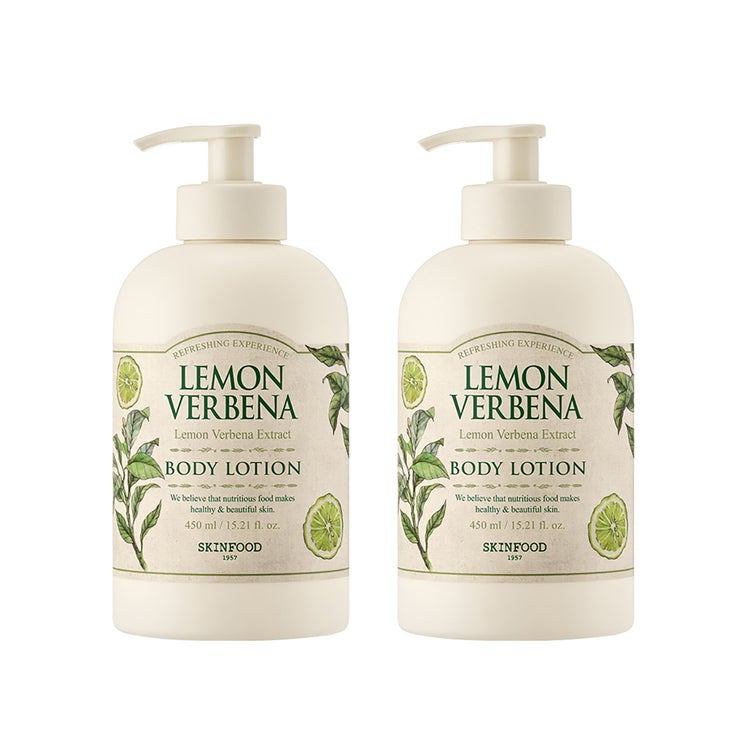 스킨푸드 레몬 버베나 바디 로션 450ml x 2