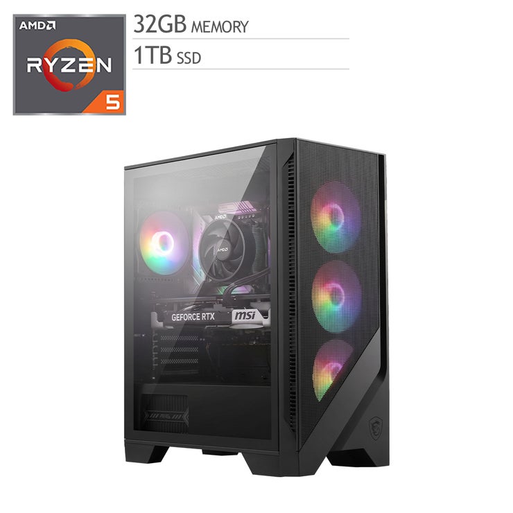MSI Mag Codex Z2 게이밍 PC R5/32G/1TB/RTX5060Ti Win11